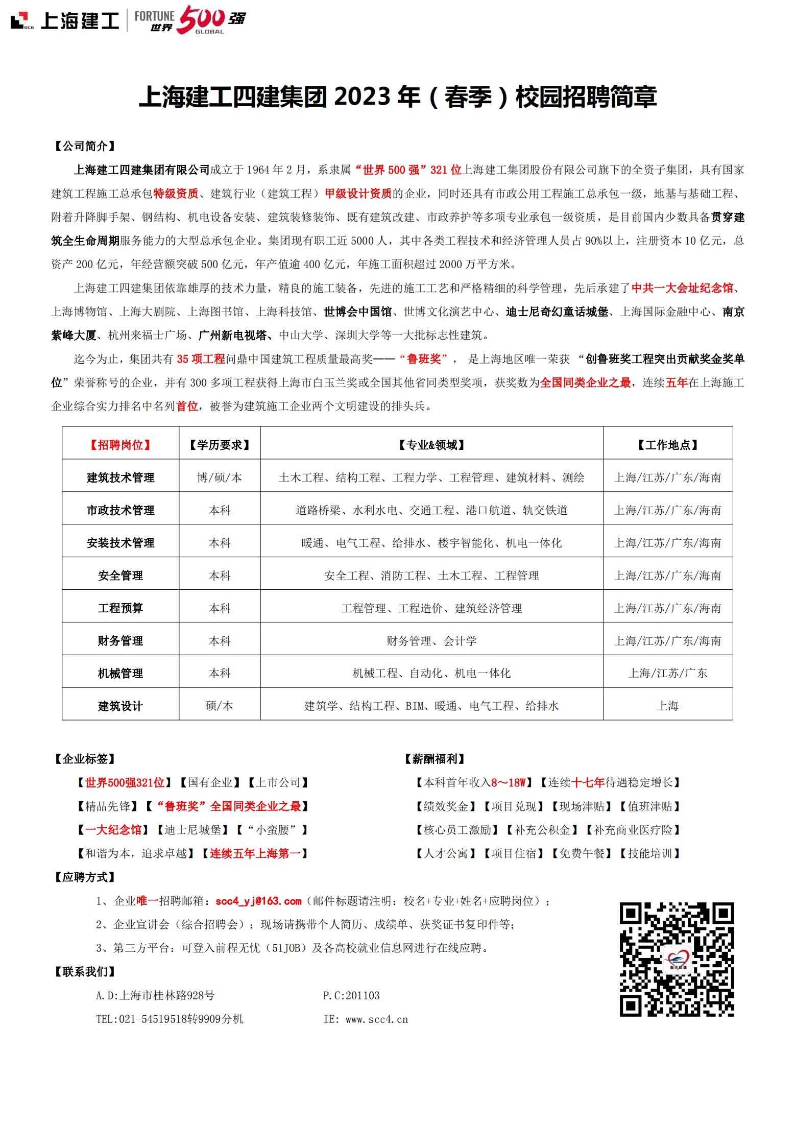 上海建工四建集团有限公司2023年（春季）校园招聘简章（1）_00.jpg